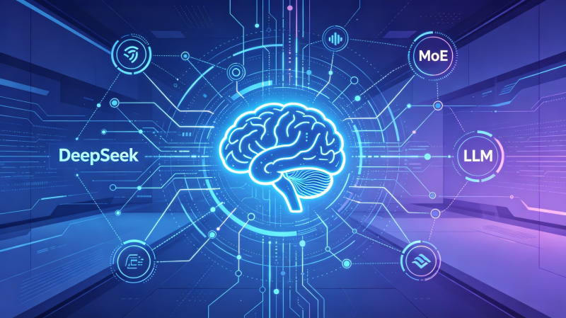 DeepSeek（深度求索）是中国领先的开源大语言模型（LLM）研发公司